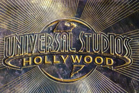 Logo Universal Studios Hollywood Stock Photos
