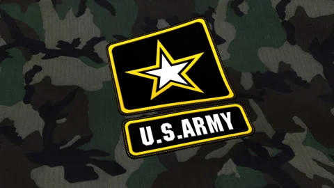 Logo of the US Army Loop Stock Footage 138449929