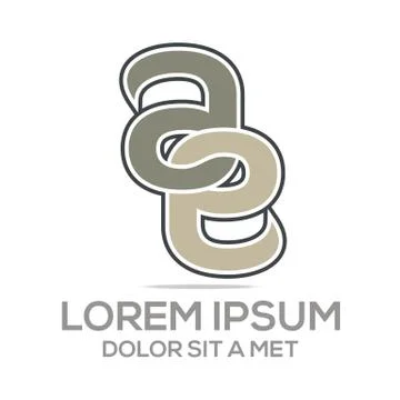 Logo Vector AE Lettermark Business Stock Illustration