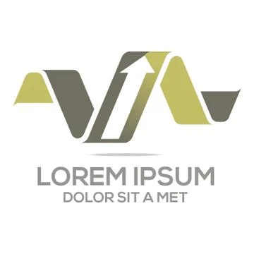 Logo Vector Arrow Design Stock Illustration