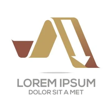 Logo Vector Arrow Design Stock Illustration