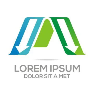 Logo Vector Arrow Design Stock Illustration