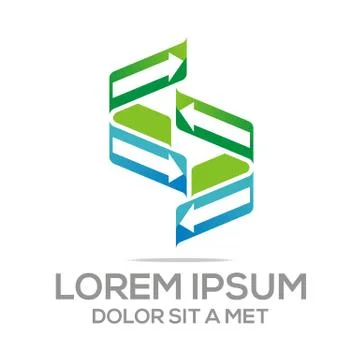 Logo Vector Arrow Design Stock Illustration