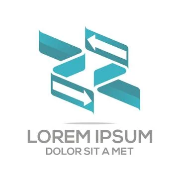 Logo Vector Arrow Design Stock Illustration