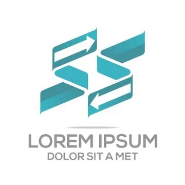 Logo Vector Arrow Design Stock Illustration