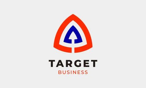 Logo vector arrows minimalist concept secure design modern symbol Stock Illustration