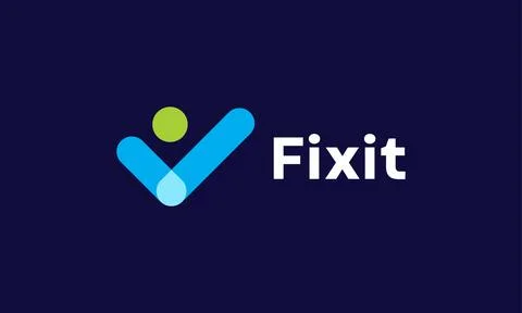 Logo vector circle checklist minimalist concept design poll vote check mark.. Stock Illustration