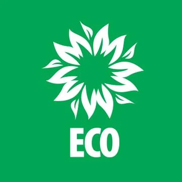 Logo vector eco Stock Illustration