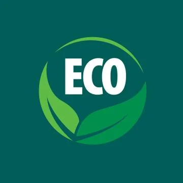 Logo vector eco Stock Illustration