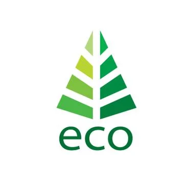 Logo vector eco Stock Illustration