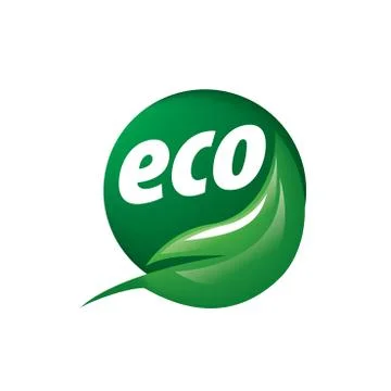 Logo vector eco Stock Illustration