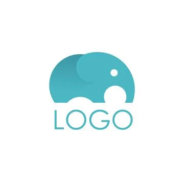 Logo. Vector. Elephant. Stock Illustration