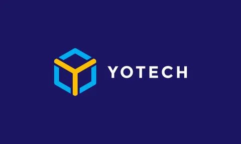 Logo vector hexagon letter Y collaborate alphabet logotype simple font crea.. Stock Illustration