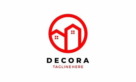 Logo vector house minimalist concept property residence architecture buildi.. Stock Illustration