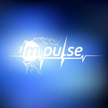 Logo. Vector. Impulse. Stock Illustration