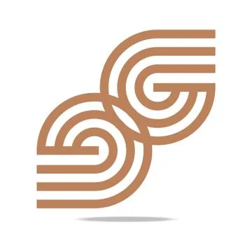 Logo Vector Infinity Love Couple Stock Illustration