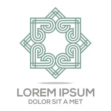 Logo Vector Infinity Love Couple Illustrazione stock