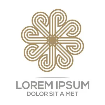 Logo Vector Infinity Love Couple Stock Illustration