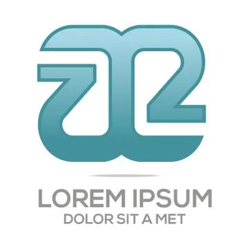 Logo vector Letter A Alphabet Stock Illustration