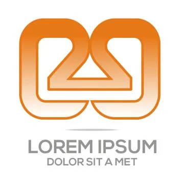 Logo vector Letter A Alphabet Stock-Illustration