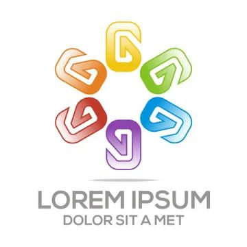 Logo vector Letter A Alphabet Stock Illustration