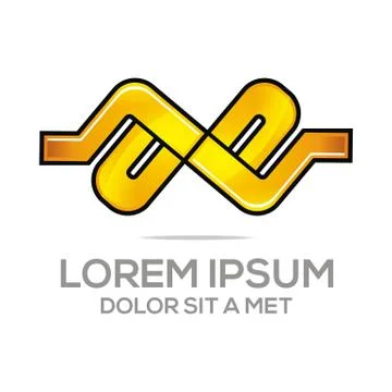 Logo vector Letter A Alphabet Stock Illustration