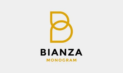 Logo vector letter B dripping style elegant design logotype alphabet Stock Illustration