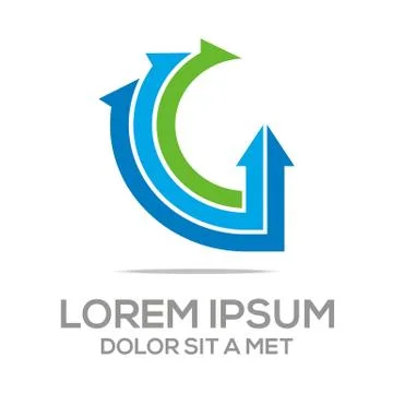 Logo Vector Letter Design Element Eco Stock Illustration