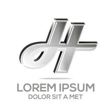 Logo Vector Letter H Element Icon Stock Illustration