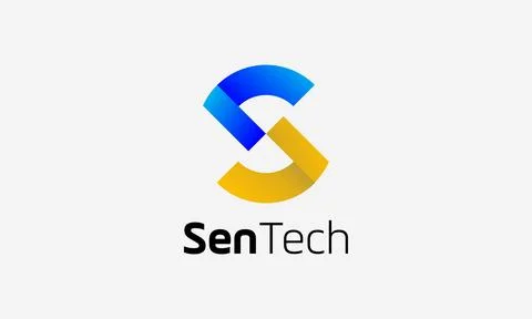 Logo vector letter S alphabet logotype synergy technology linked icon symbo.. Stock Illustration