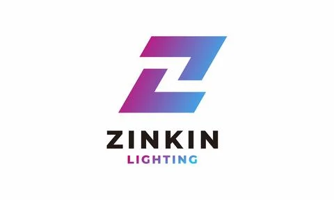 Logo vector letter Z simple design and minimalis Stock Illustration