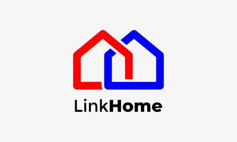 Logo vector linked house symbol connection network property real estate gro.. Stock Illustration