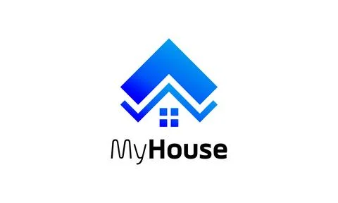Logo vector linked house symbol connection network property real estate gro.. Stock Illustration