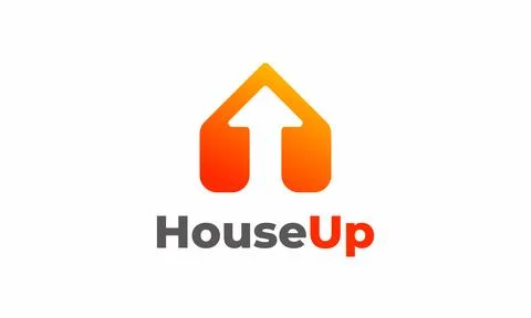 Logo vector minimalist concept design graphic housing Stock Illustration