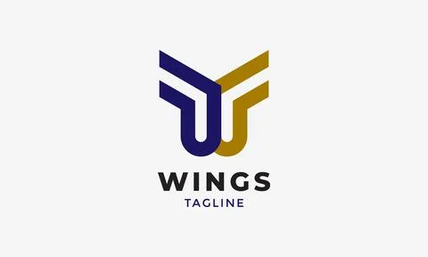 Logo vector minimalist design arrows sign style concept creativity design b.. Illustrazione stock