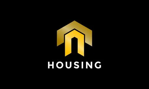 Logo vector minimalist design house property architecture building concept .. Stock Illustration
