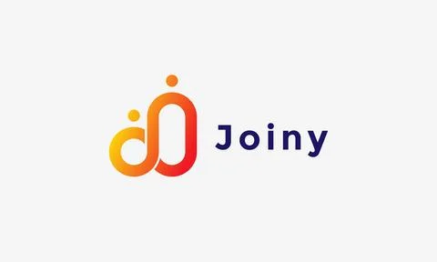 Logo vector minimalist design link connection teamwork group partnership so.. Stock Illustration