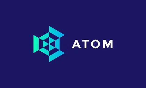 Logo vector modern hexagonal triangle element design concept symbol technolog 스톡 일러스트