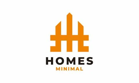 Logo vector simple design and minimalis Stock Illustration