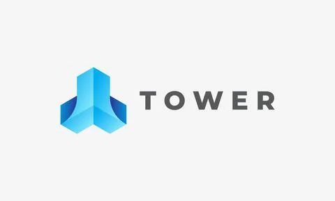 Logo vector three hexagon minimalist design corporate company emblem concept Stock Illustration