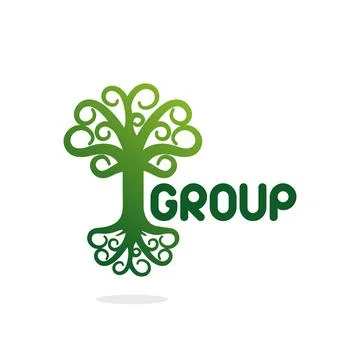 Logo. Vector. Tree. Green. Stock Illustration