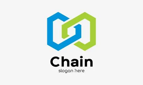 Logo vector triangle link concept minimalist design connect style protectio.. Stock Illustration