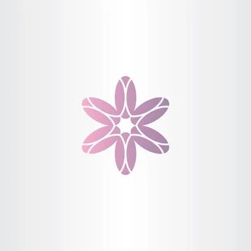 Logo vector violet abstract business icon sign Illustrazione stock