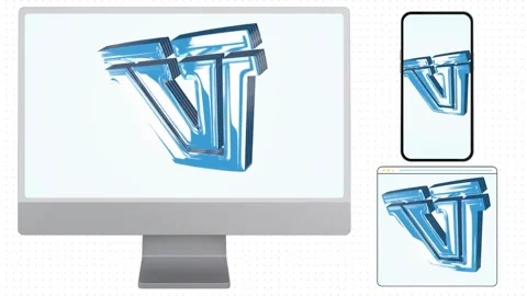 Logo vertical Stock After Effects