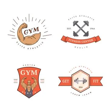 Logo in vintage style Stock Illustration