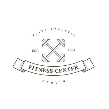 Logo in vintage style Illustrazione stock
