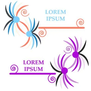 Logo on white background Stock Illustration