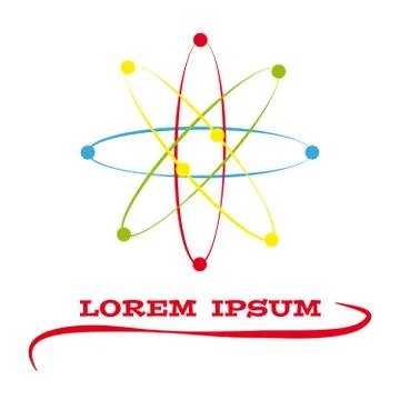 Logo on white background Stock Illustration