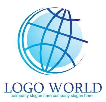 Logo world Stock-Illustration
