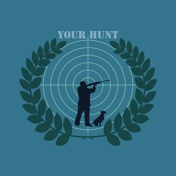 Logo your hunt Stock Illustration